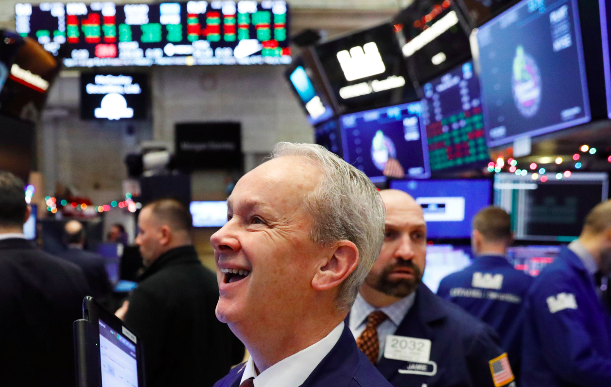 Wall Street logra su mejor desempeño en nueve años