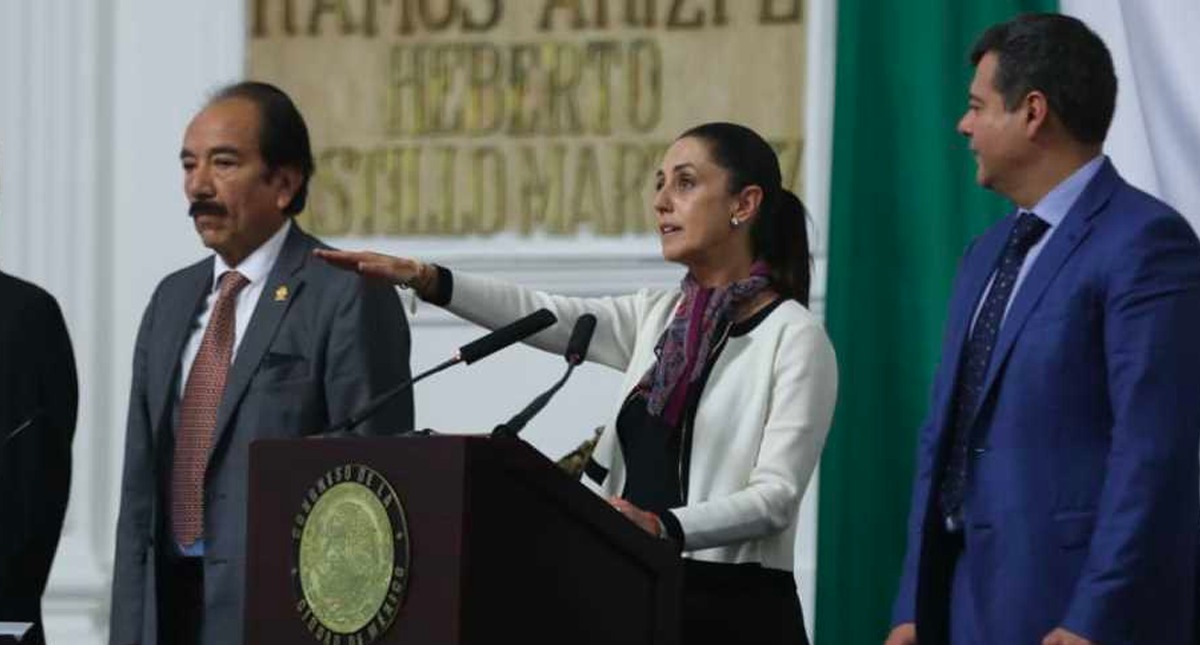 Claudia Sheinbaum rinde protesta como jefa de Gobierno