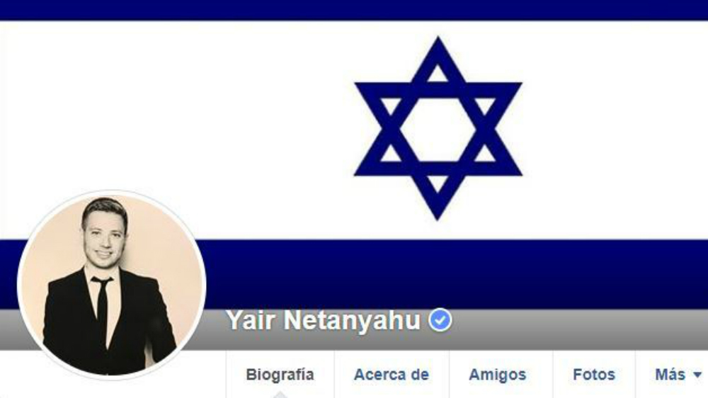 Facebook bloquea perfil de hijo de Netanyahu por sus mensajes racistas