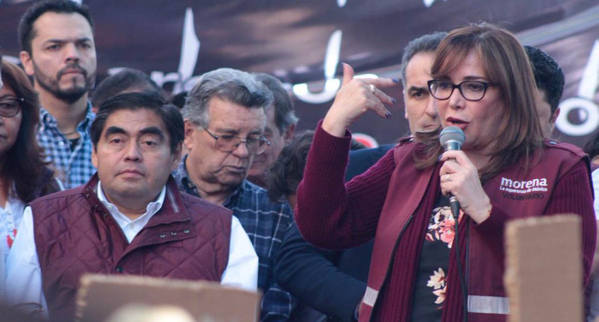 Barbosa volverá a contender por la gubernatura de Puebla: Polevnsky - yeidckol-con-barbosa