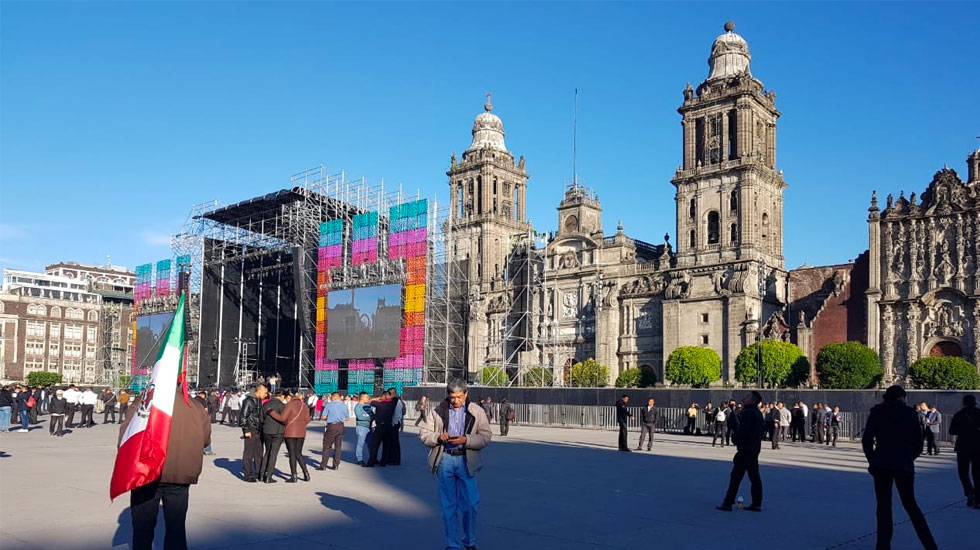 Cierres afectan circulación en Congreso de la Unión y el Zócalo