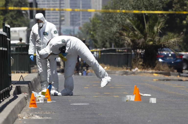 Explosión en parada de autobús deja cinco heridos en Chile - 000-1bz2l8