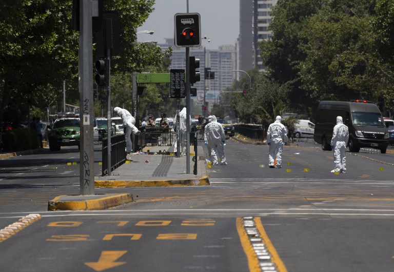 Explosión en parada de autobús deja cinco heridos en Chile - 000-1bz2v8