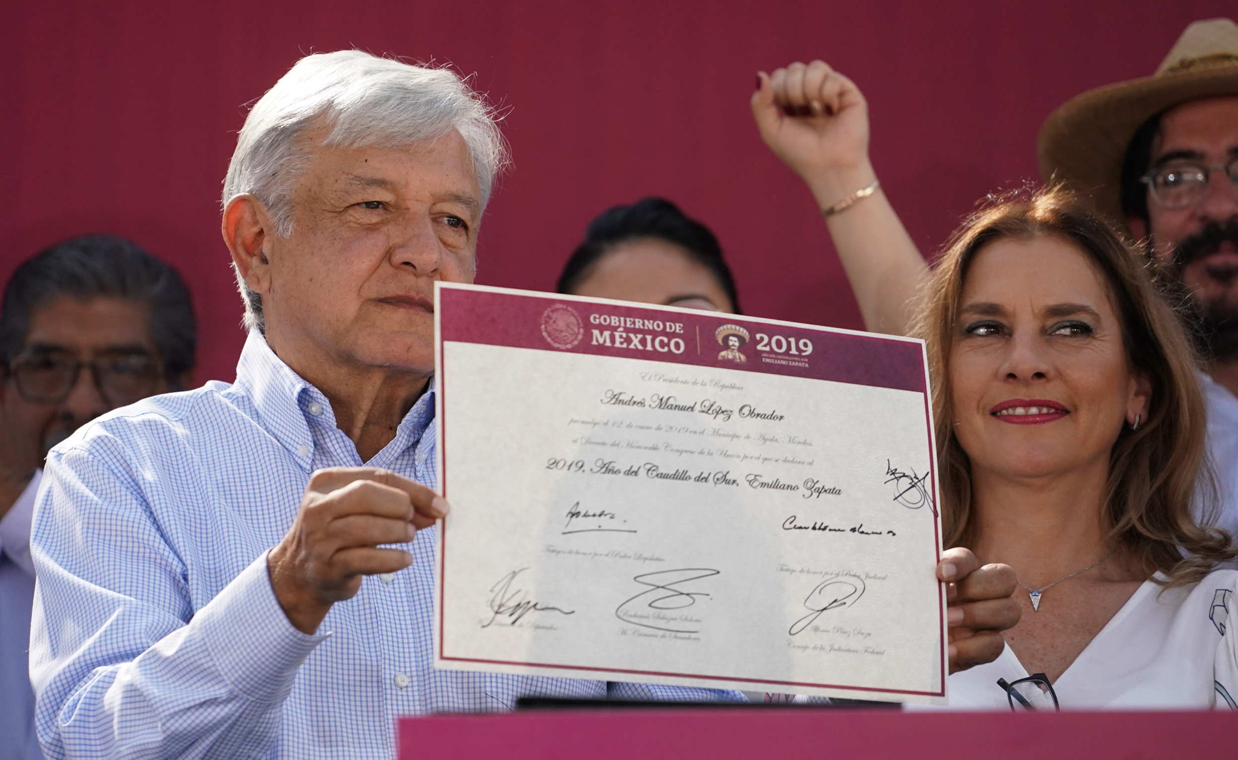 Firman declaratoria del Año del Caudillo del Sur, Emiliano Zapata