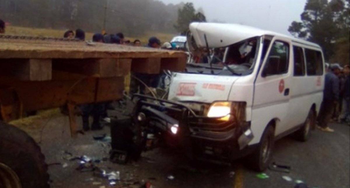 Accidente carretero en Chiapas deja tres muertos y cuatro heridos