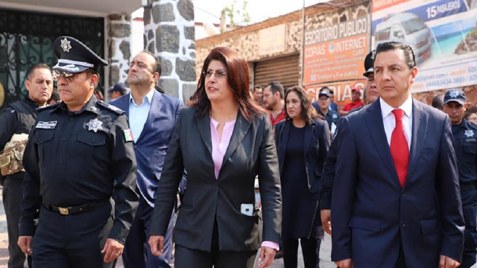 Alcaldesa promete pacificación de Tecámac tras asesinato de policías