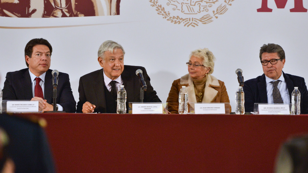 Confía López Obrador en consensos y acuerdos de legisladores