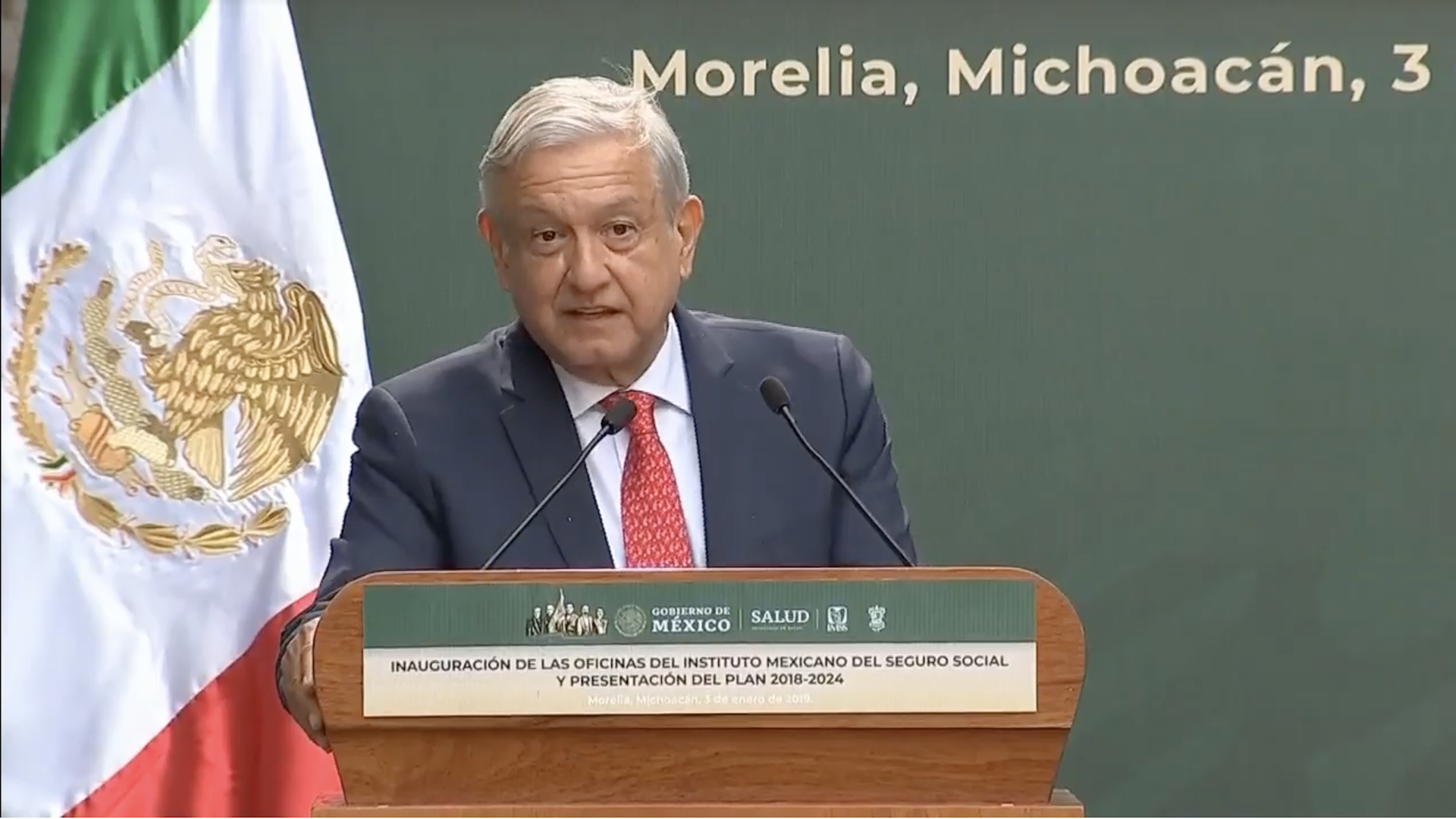 Presentación del Plan Nacional del IMSS 2018-2024