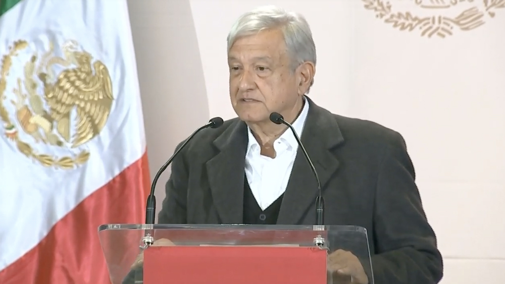 AMLO presenta Programa Zona Libre en la Frontera Norte AMLO presenta Programa Zona Libre en la Frontera Norte