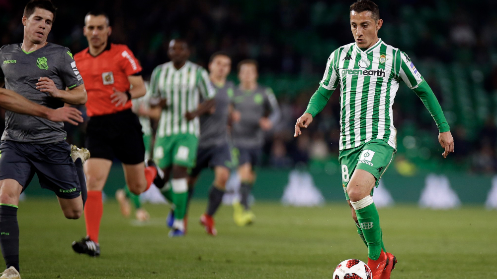 Betis y Real Sociedad empataron en Copa del Rey; jugaron Guardado y Moreno Betis y Real Sociedad empataron en Copa del Rey; jugaron Guardado y Moreno