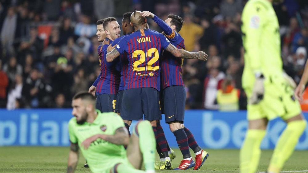 Barcelona continuará en la Copa del Rey tras denuncia del Levante