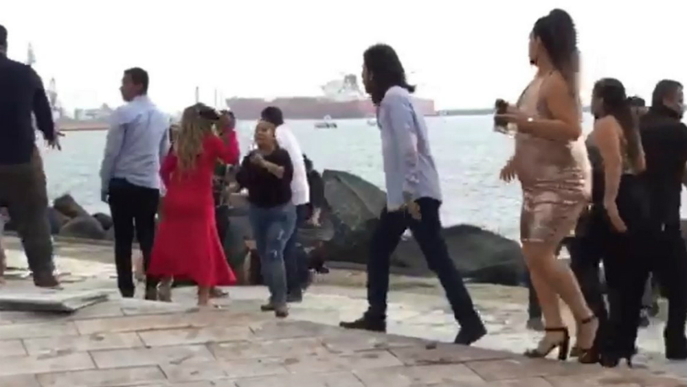 Fiesta de Año Nuevo termina en riña campal en Veracruz