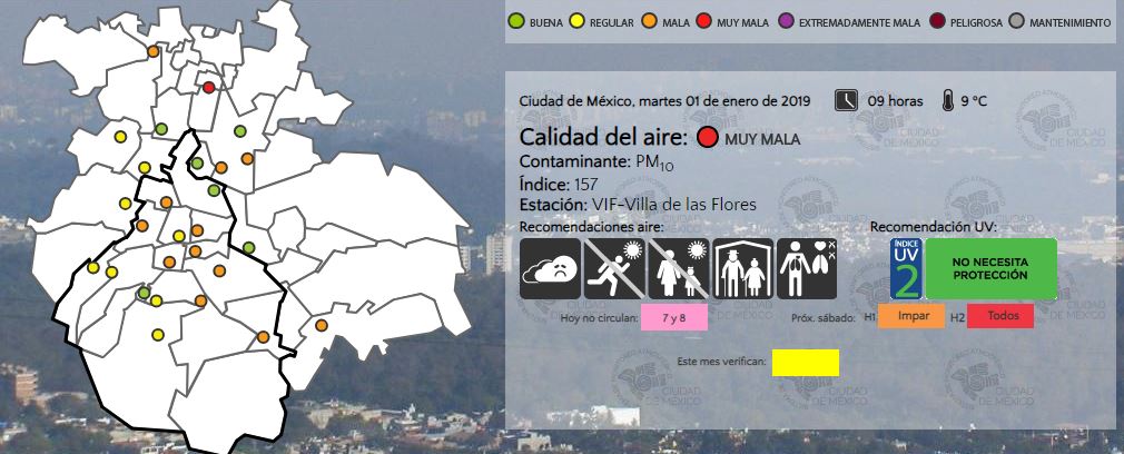 Activan Fase I de Contingencia Ambiental en noreste del Valle de México - calidad-del-aire