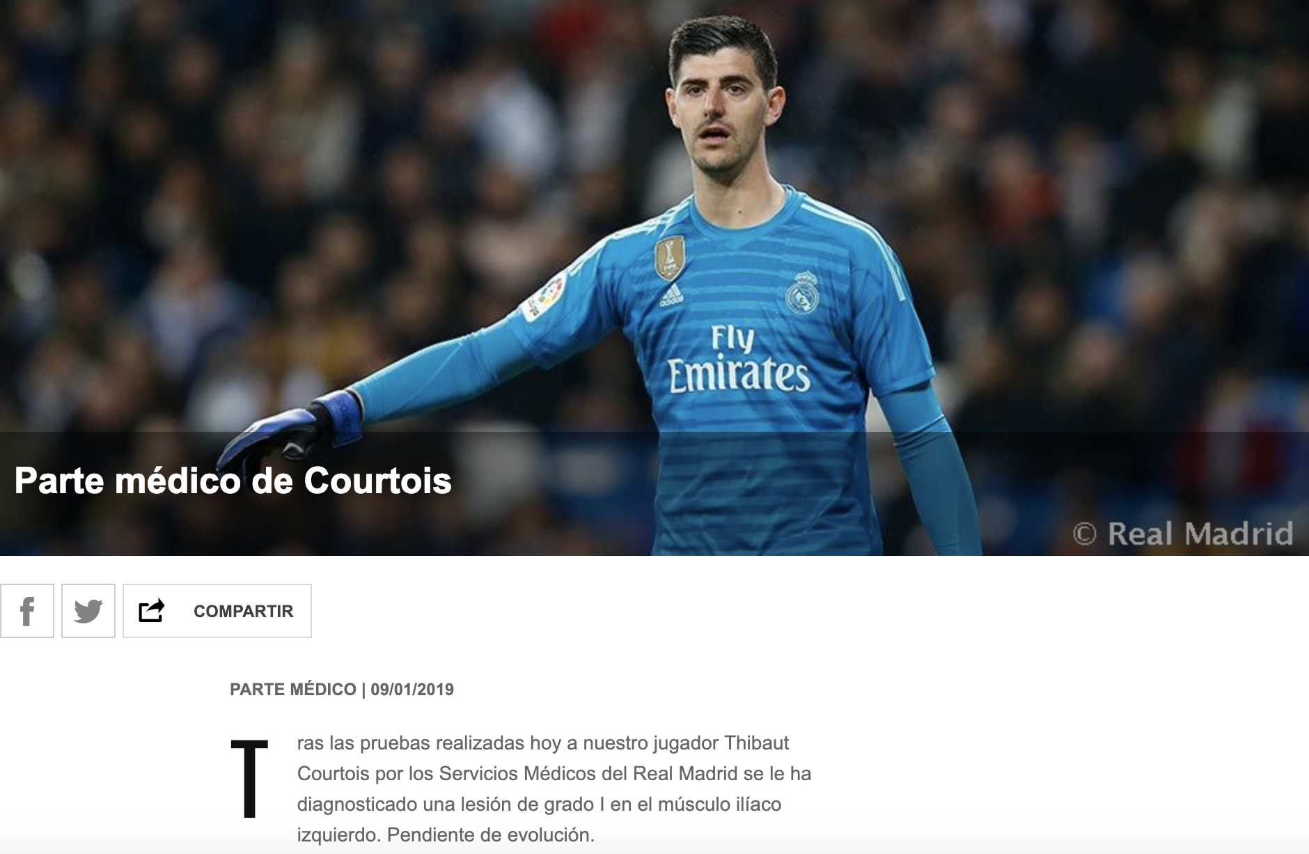 Courtois sufre lesión que lo dejaría unos diez días de baja - captura-de-pantalla-2019-01-09-a-las-104107