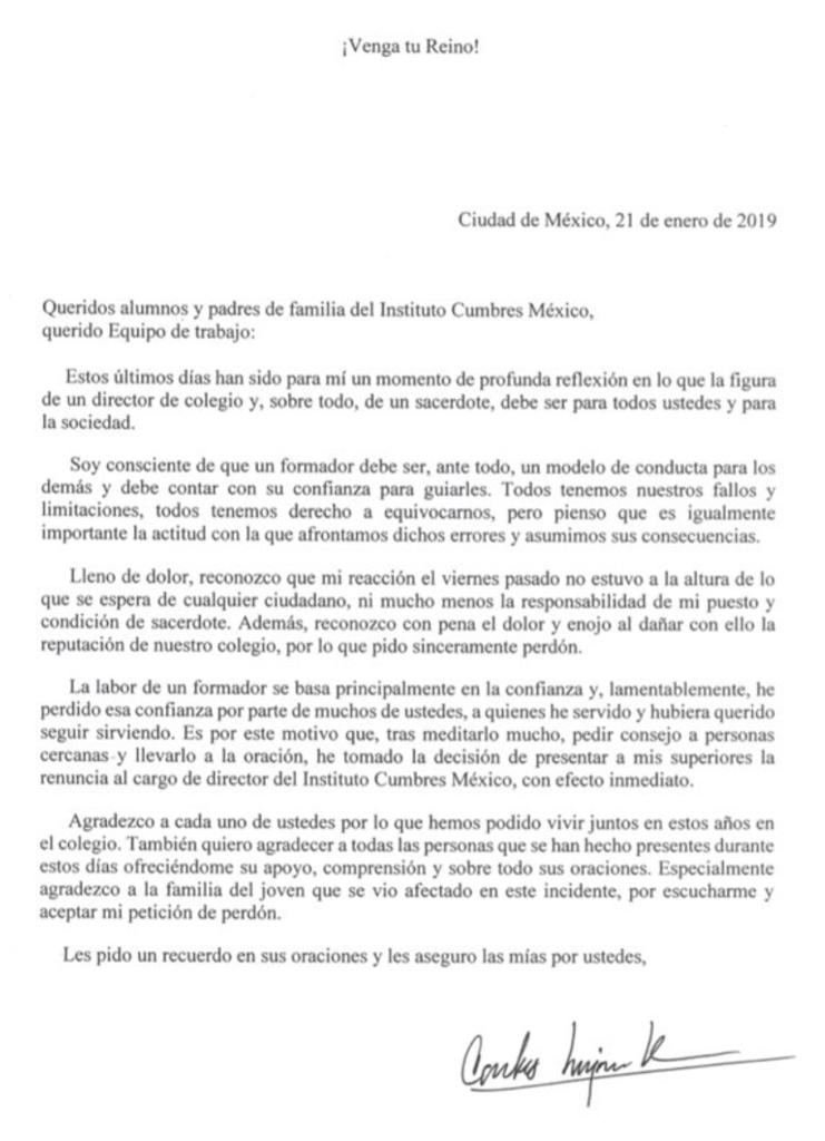 Renuncia director del Instituto Cumbres - carlos-lujan-valladolid-cumbres-renuncia