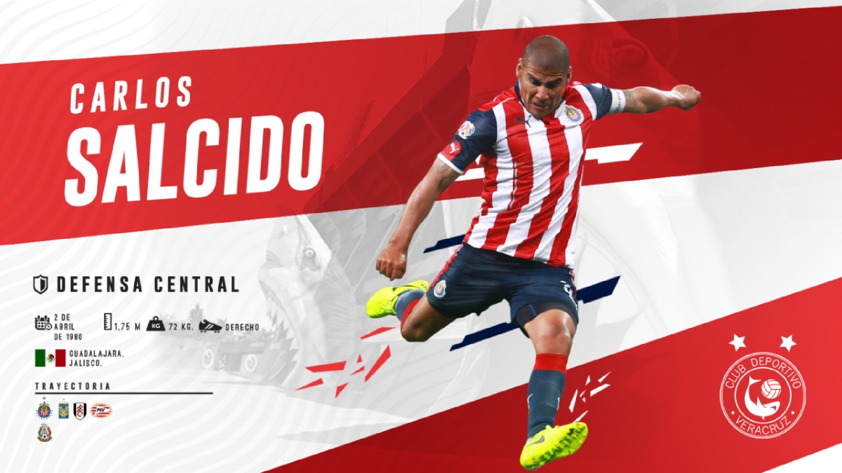 Carlos Salcido, nuevo jugador de los Tiburones Rojos
