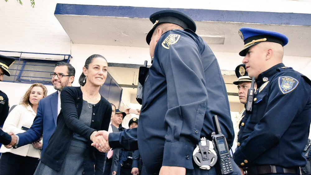 Supervisa Sheinbaum sectores policiacos de la Ciudad de México Supervisa Sheinbaum sectores policiacos de la Ciudad de México
