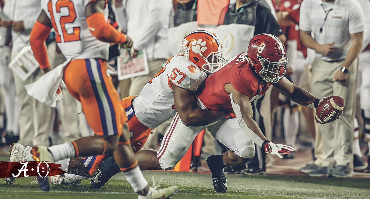 Clemson aplasta a Alabama por el Campeonato Nacional Colegial - clemson-alabama-partido-futbol