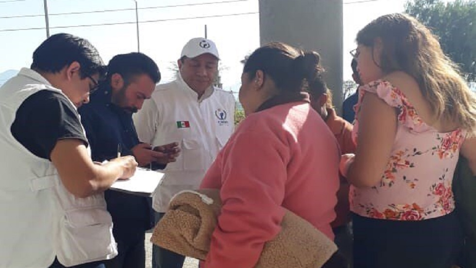 CNDH interpone queja por posibles omisiones en explosión de Tlahuelilpan - cndh-con-familiares-de-victimas-de-la-explosion