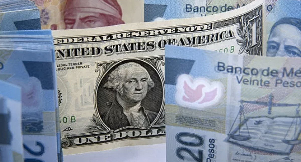 Dólar se vende hasta en 19.55 pesos en bancos