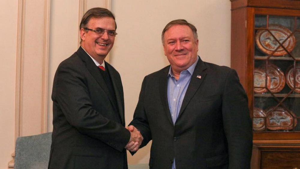 Mike Pompeo se reunirá con Marcelo Ebrard a finales de mes