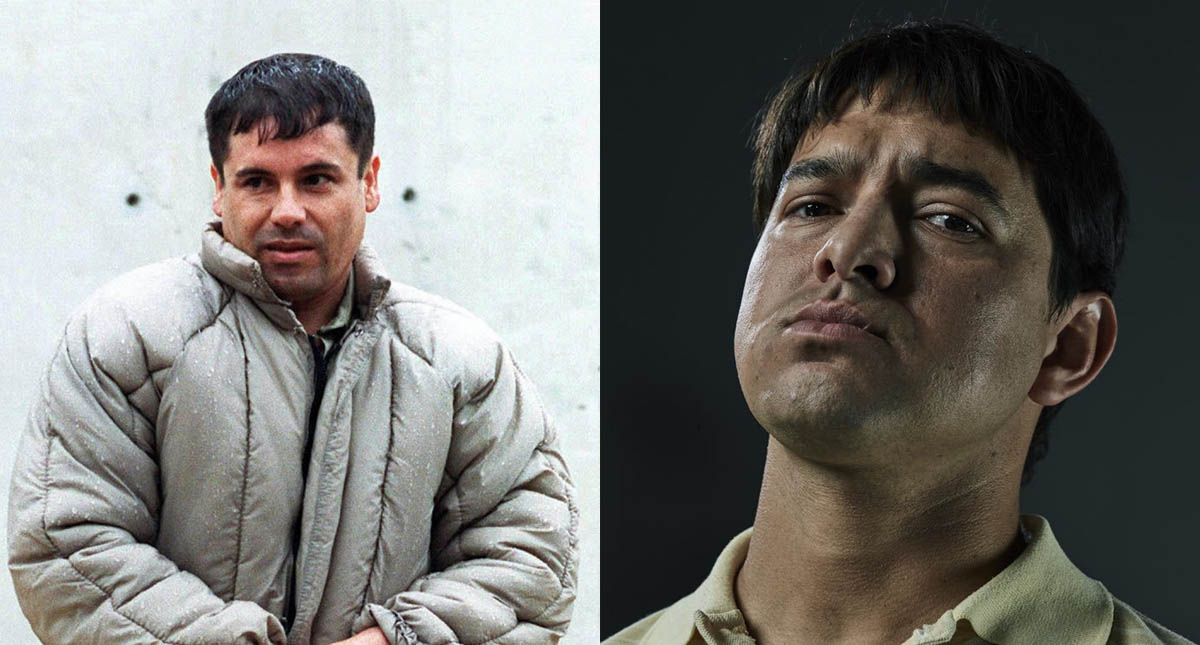 ‘El Chapo’ sonríe al actor que lo interpreta en ‘Narcos: México’