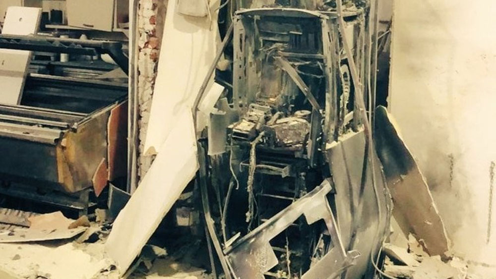 Muere delincuente tras explotar cajero automático en Uruguay