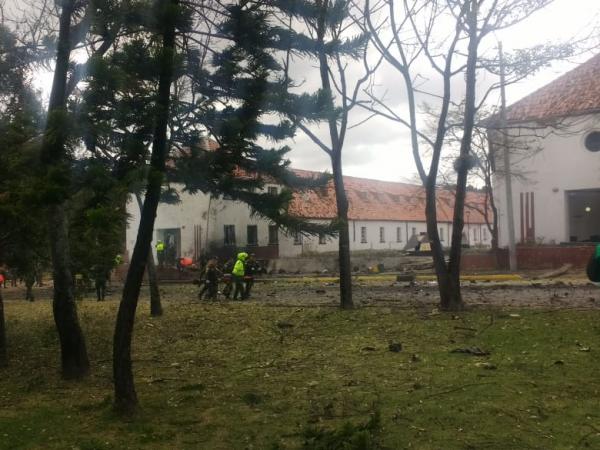 Explosión en escuela de policía en Colombia deja al menos nueve muertos - explosion-escuela-de-policia-colombia