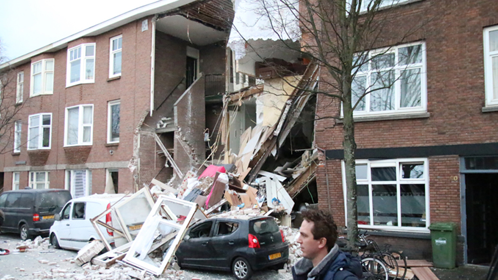 #Video Explosión derrumba departamentos en La Haya