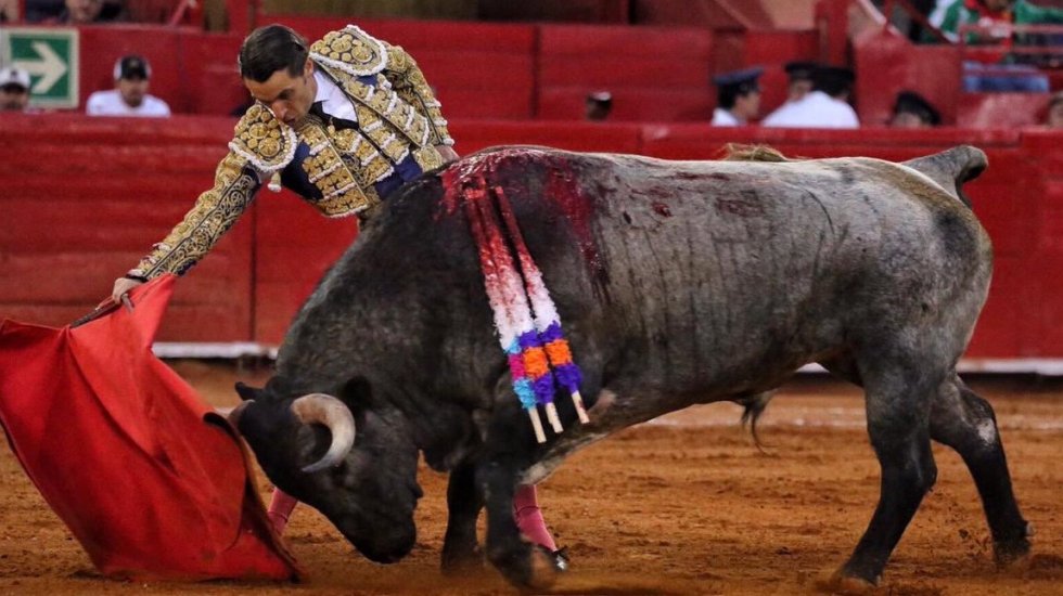 Fabián Barba sufre doble cornada en la Plaza México