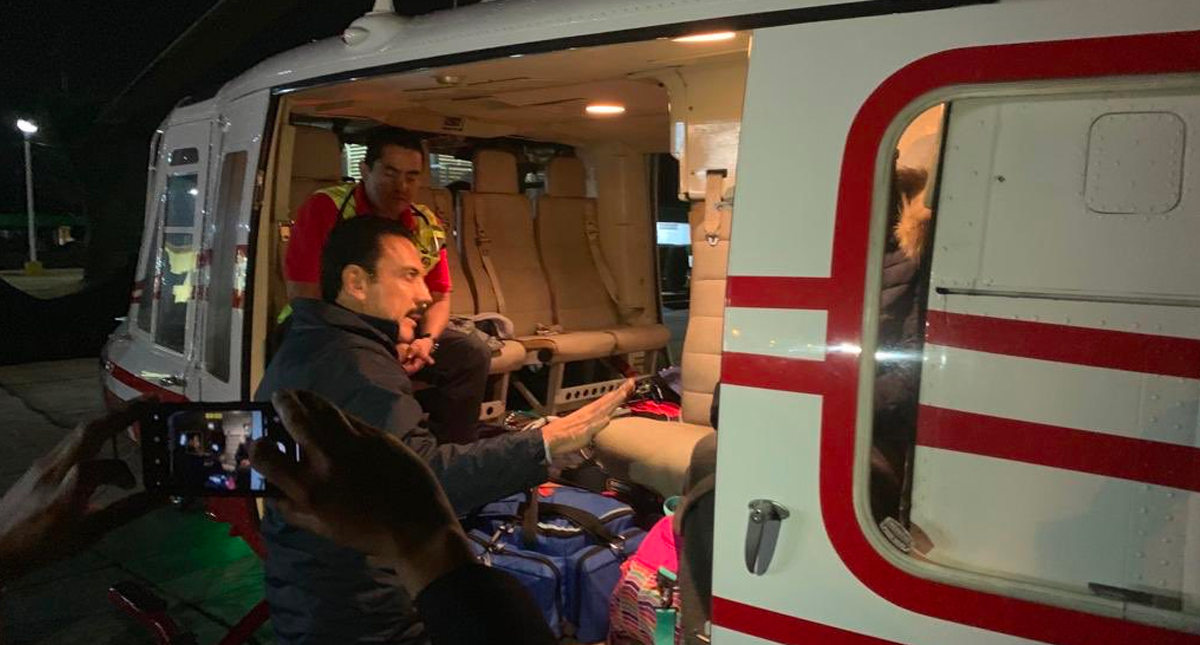 Trasladarán a Texas a herido por explosión en Tlahuelilpan: Omar Fayad