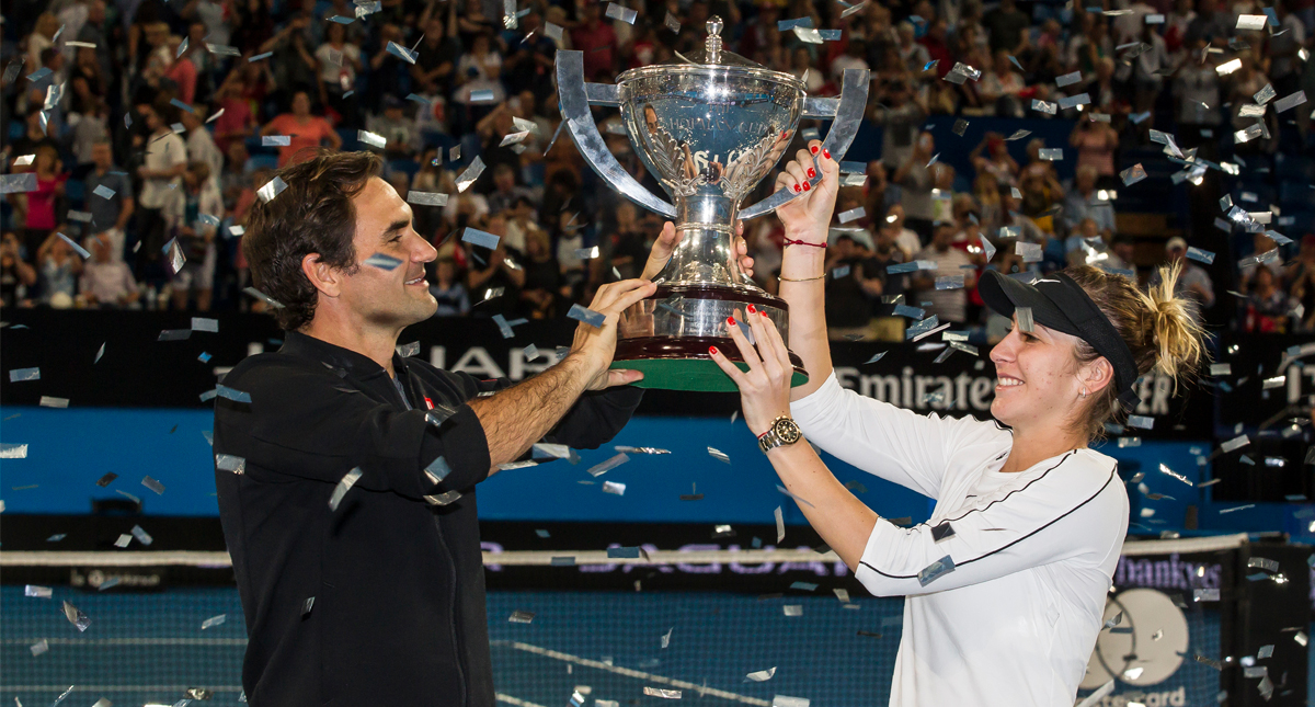 Roger Federer gana por tercera vez la Copa Hopman