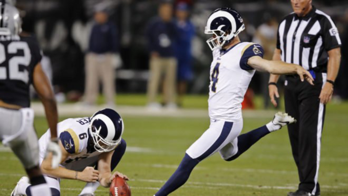 Carneros incluye a Zuerlein entre los lesionados previo al Super Bowl