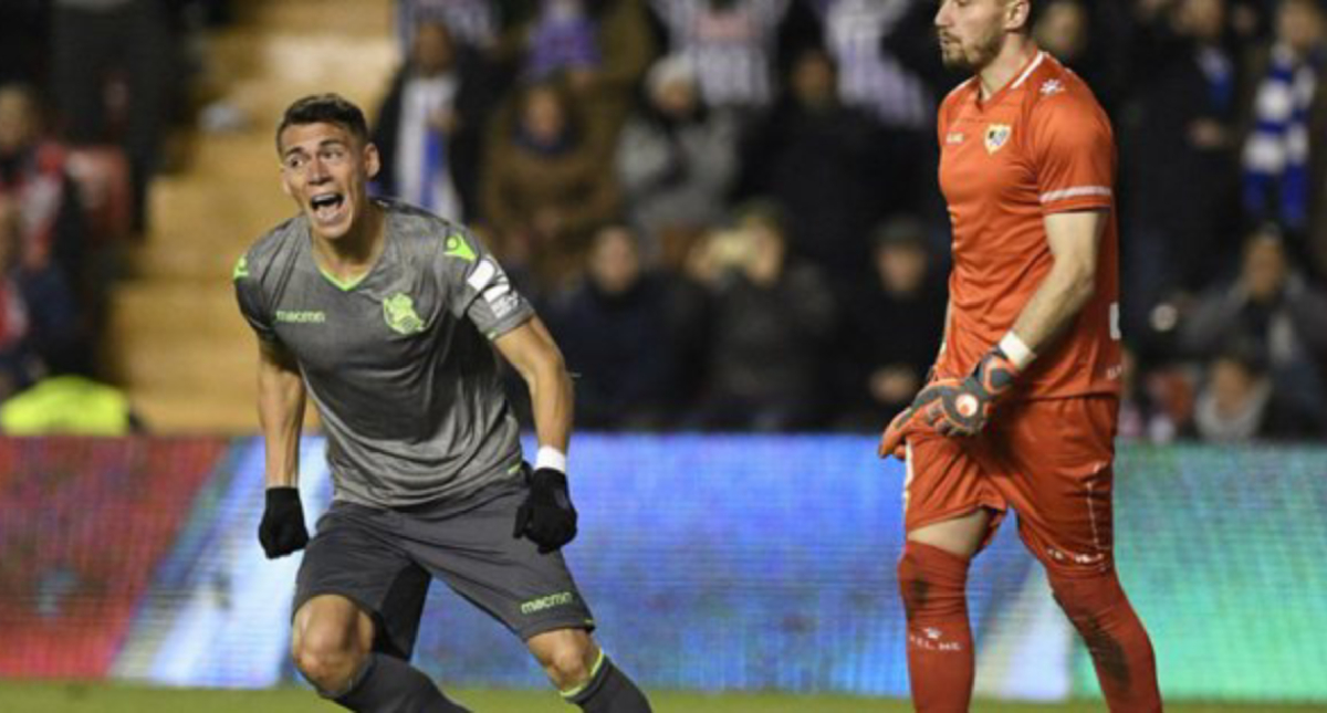 Héctor Moreno anota con la Real Sociedad