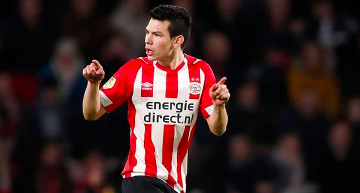 Hirving Lozano en el 11 ideal de la Liga de Holanda