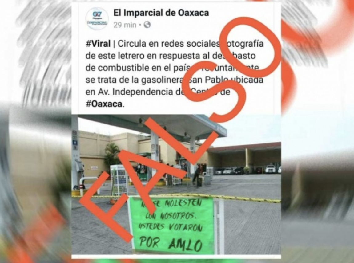 Sin resolverse el desabasto de gasolina en 10 entidades del país - imagen-falsa-gasolina-oaxaca