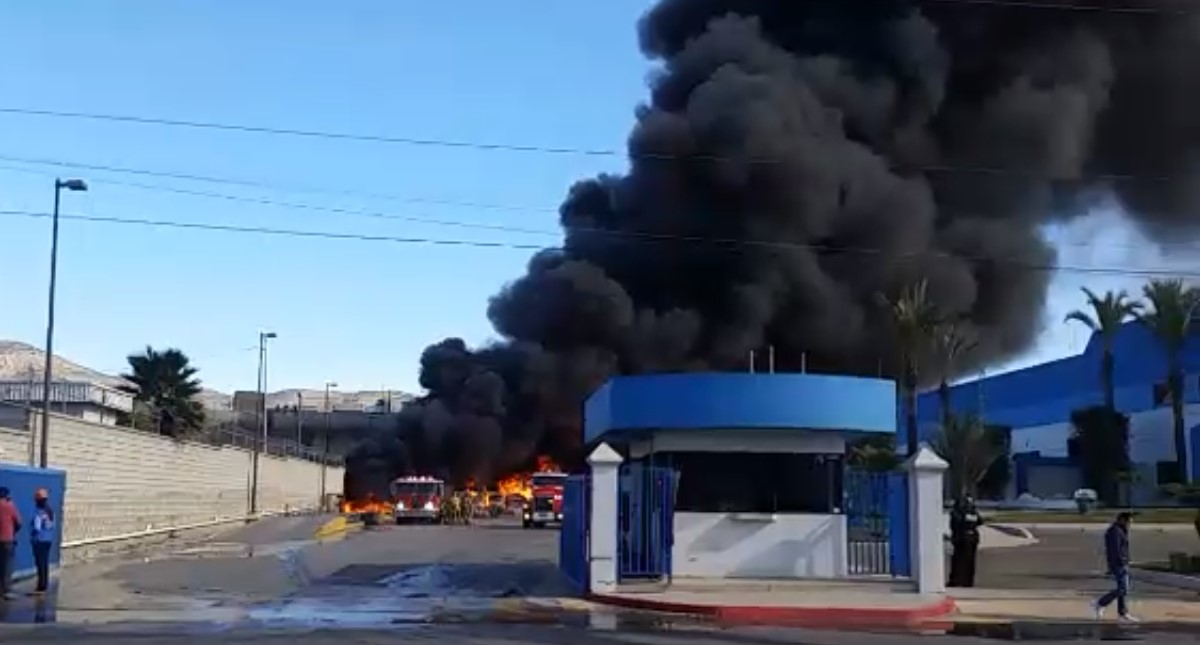 Mega Incendio En Tijuana Alcanza Los 20 Metros De Altura #Nacional ...