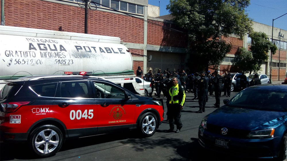 Incendio en fábrica de Venustiano Carranza