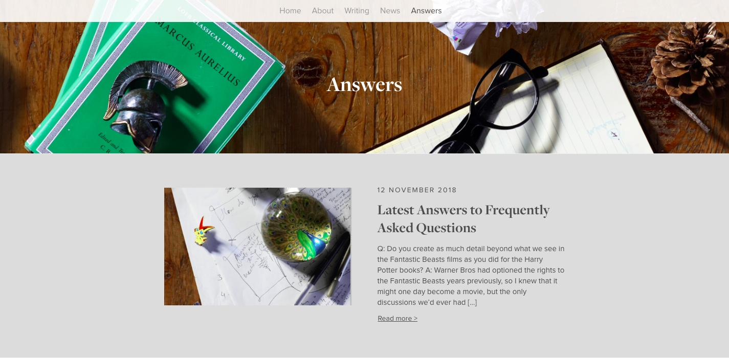 J.K. Rowling insinuó el final de 'Los Crímenes de Grindelwald' hace dos años - jk-rowling-crimenes-de-grindewald