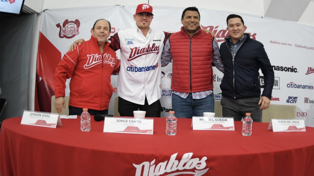 Diablos Rojos del México se refuerza con Jorge Cantú