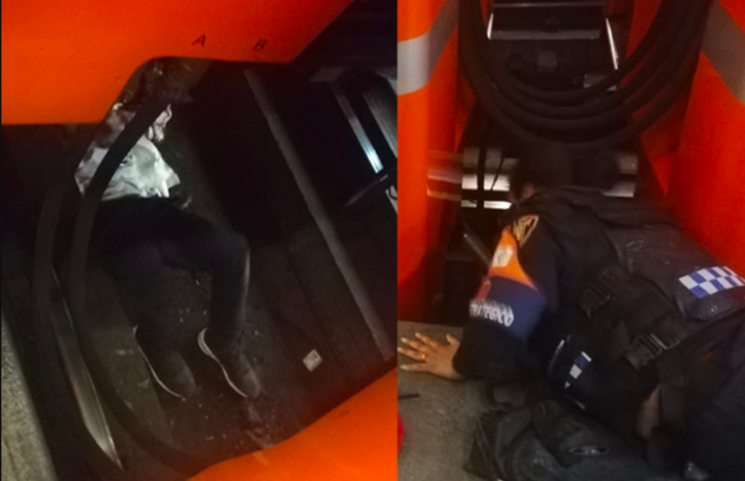 Rescatan, con vida, a joven que cayó a las vías del Metro Tacuba