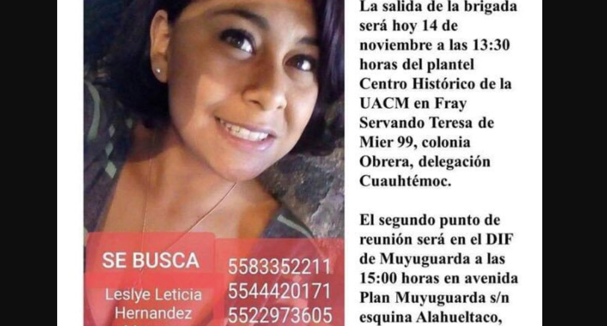 Encuentran cuerpo de joven desaparecida en Xochimilco