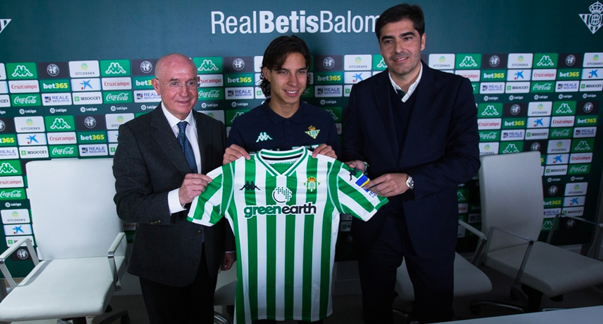 Lainez jugará con el número 22 en el Betis