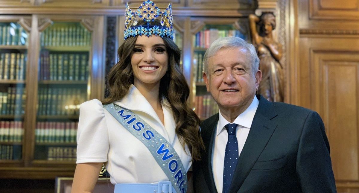 López Obrador se reúne con ganadora de Miss Mundo 2018 López Obrador se reúne con ganadora de Miss Mundo 2018