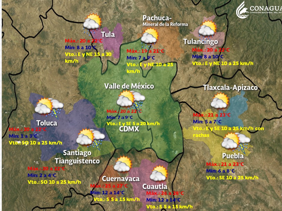 Frente frío 26 afectará el sur y sureste del país - mapa-mega120119-20hrs-5c3a8f4a516fa