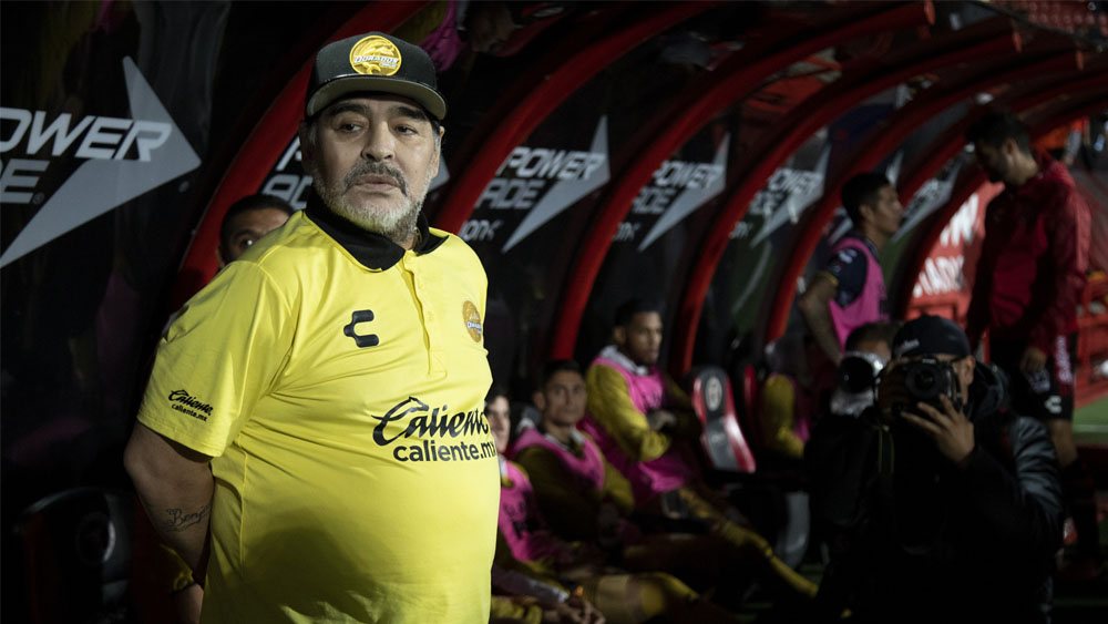 Maradona consternado por la desaparición del futbolista Emiliano Sala