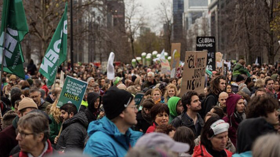 Marchan 150 mil personas en favor del clima en Bélgica y Francia
