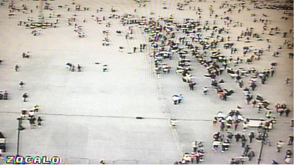 Marchan hacia el Zócalo en apoyo a maquiladores de Matamoros