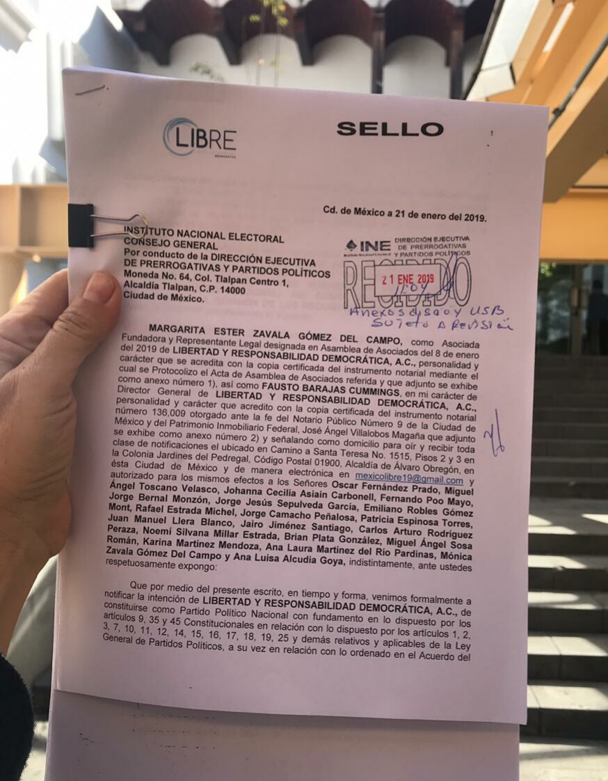 Margarita Zavala inicia trámites en el INE para registrar partido - mexico-libre-04