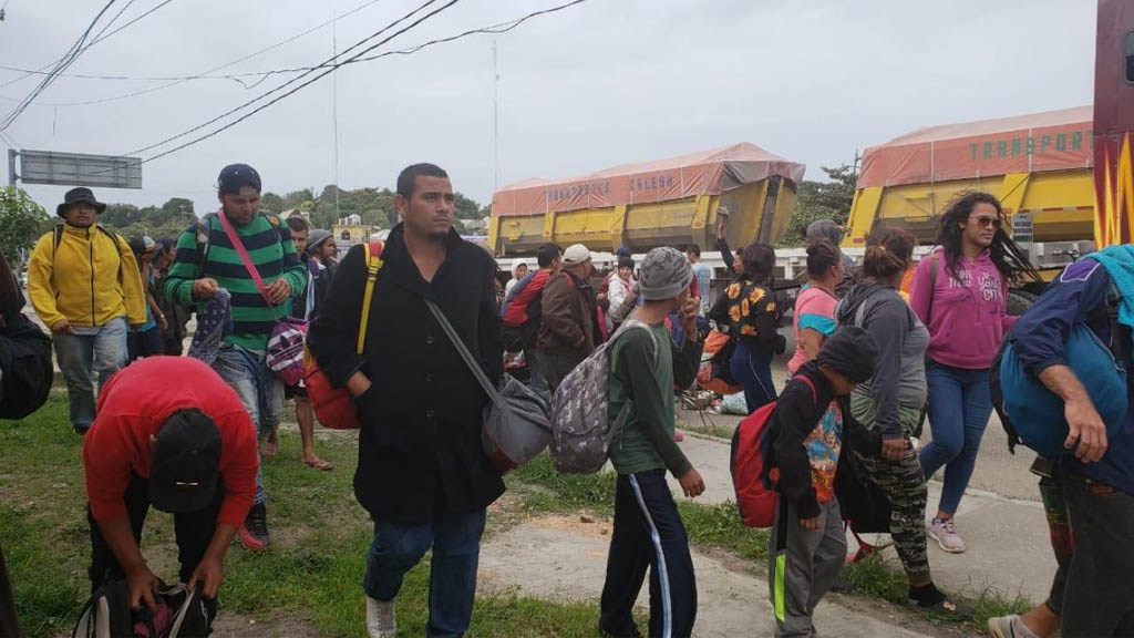 Migrantes comienzan a llegar a Veracruz